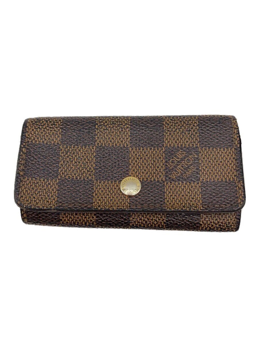 LOUIS VUITTON Multicles Ebene Brown Canvas Brown